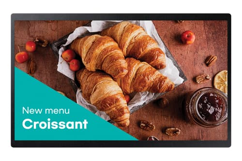 Samsung QB24C - 24" Diagonal Class (23.8" viewable) - QBC Series LED-backlit LCD display - digital signage - Tizen OS - 1080p 1920 x 1080