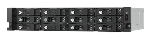 QNAP - Hard drive array - 12 bays (SATA-600) - SAS 12Gb/s (external) - rack-mountable - 2U