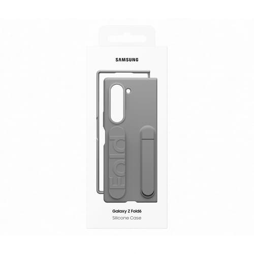 SILI GRIP CASE W/STAND FOLD6 GREY — view 5