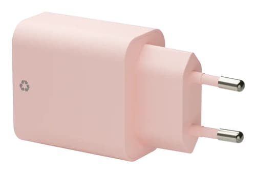 EU Wall Chrg USB-C 20W+USB-A 18W-PNK — view 3