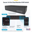 StarTech.com - KVM switch - secure - 16 x KVM port(s) - 1 local user - desktop thumbnail 4