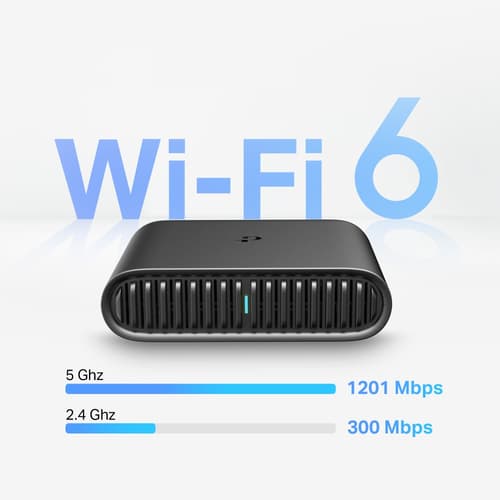 TP-Link TL-WR1502X V1 - wireless router - Wi-Fi 6 - desktop — view 4