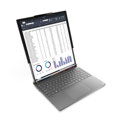 Lenovo ThinkBook Plus Gen 6 Rollable, Intel� Core� Ultra 7 258V (LPE-cores up to 3.70GHz, 12MB), 14"/16.7" Roll Non-Touch, W11P64 US/UK_ENG, 32.0GB, 1x1TB SSD M.2 2242 PCIe Gen4 TLC, Intel� Arc� Graphics 140V, Wi-Fi 7 2x2 BE,BT 5.4, FPR, 5MP RGB+IR, 3 Cell Li-Pol 66Wh, 65W, 1YR Premier NBD,1CourierCarryin, Backlit, Luna Grey-English (UK) — view 8