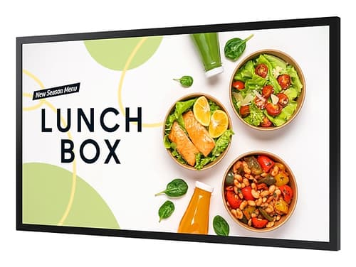 Samsung OM32DX - 32" Diagonal Class OMDX Series LED-backlit LCD display - digital signage outdoor - full sun - Tizen OS - 1080p 1920 x 1080 - Edge LED - black — view 5