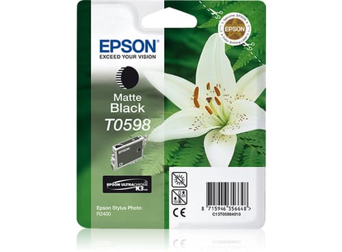 Epson T0598 - 13 ml - matte black - original - blister - ink cartridge - for Expression Home XP-215, 225, 303, 306, 310, 313, 315, 320, 322, 33, 410, 420, 422, 425