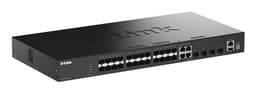 D-Link DGS 1530-28SC - Switch - L2+ - smart - 24 x 10/100/1000 + 4 x Gigabit SFP + 4 x 10 Gigabit SFP+ - rack-mountable