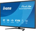 iiyama ProLite X4373UHSU-B2 - LED monitor - 43" (42.5" viewable) - 3840 x 2160 4K @ 60 Hz - VA - 450 cd/m� - 4000:1 - HDR10 - 3 ms - 2xHDMI, DisplayPort - speakers - matte, black thumbnail 4