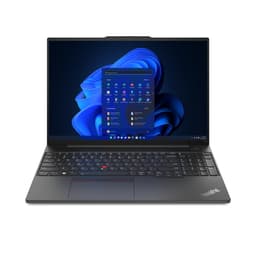 Lenovo ThinkPad E16 Gen 1 21JT - AMD Ryzen 5 - 7530U / up to 4.5 GHz - Win 11 Pro - Radeon Graphics - 8 GB RAM - 256 GB SSD TCG Opal Encryption 2, NVMe - 16" IPS 1920 x 1200 - Gigabit Ethernet - Wi-Fi 6 - graphite black - kbd: UK - with 1 Year Lenovo Premier Support