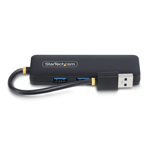 StarTech.com 4-Port USB-A Hub, 5Gbps, Bus Powered, Small Travel Mini Hub - Hub - 4 x USB 3.2 Gen 1 - desktop — view 7