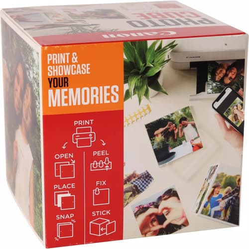 Canon PP-201 - Glossy - orange - 130 x 130 mm 40 sheet(s) photo paper - for MAXIFY GX5550, GX6550, PIXMA TR150, TS5350, TS5351, TS7451, TS7650, TS7750, TS8750, TS8751 — view 3