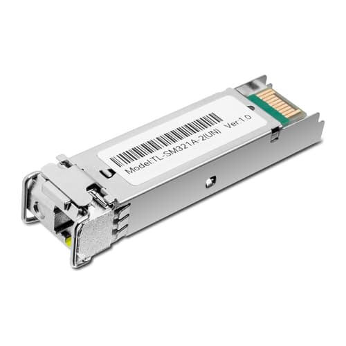 TP-Link TL-SM321A-2 V1 - SFP (mini-GBIC) transceiver module - 1GbE - 1000Base-BX - LC/UPC single-mode - up to 2 km - 1310 (RX) / 1550 (TX) nm