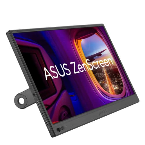 ASUS ZenScreen MB169CK - LED monitor - 16" (15.6" viewable) - portable - 1920 x 1080 Full HD (1080p) @ 60 Hz - IPS - 250 cd/m� - 1000:1 - 5 ms - Mini HDMI, 2xUSB-C - black — view 9