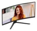 AOC Basic-line CU34B3E - B3 Series - LED monitor - curved - 34" - 3440 x 1440 WQHD @ 120 Hz - VA - 300 cd/m� - 3500:1 - HDR10 - 1 ms - HDMI, DisplayPort - black thumbnail 8