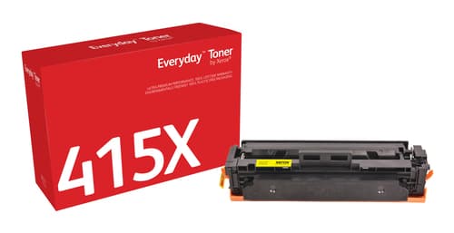 Everyday - High Yield - yellow - compatible - toner cartridge (alternative for: HP 415X, HP W2032X) - for HP Color LaserJet Enterprise MFP M480, LaserJet Managed E45028