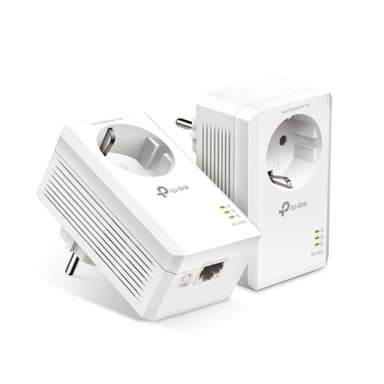 TP-Link TL-PA7017P KIT V4 - Starter Kit - powerline adapter kit 1GbE, HomePlug AV (HPAV), HomePlug AV (HPAV) 2.0, IEEE 1901 - wall-pluggable (pack of 2)