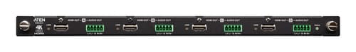 ATEN VM8824 4-Port True 4K HDMI Output Board with Scaler - Expansion module - HDMI x 4 - for VanCryst VM1600A, VM3200, VM3250, VS182B, VS184B — view 3