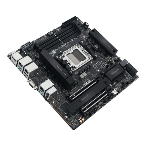 ASUS Pro WS B850M-ACE SE - motherboard - micro ATX - Socket AM5 - AMD B850 — view 6