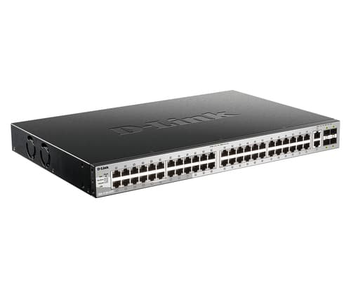D-Link DGS 3130-54TS - Switch - L3 Lite - Managed - 48 x 10/100/1000 + 2 x 10 Gigabit Ethernet + 4 x 10 Gigabit SFP+ — view 3