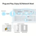 TP-Link NE211-Outdoor V1 - wireless router - Bluetooth, LTE - 5G - pole-mountable, wall-mountable thumbnail 5