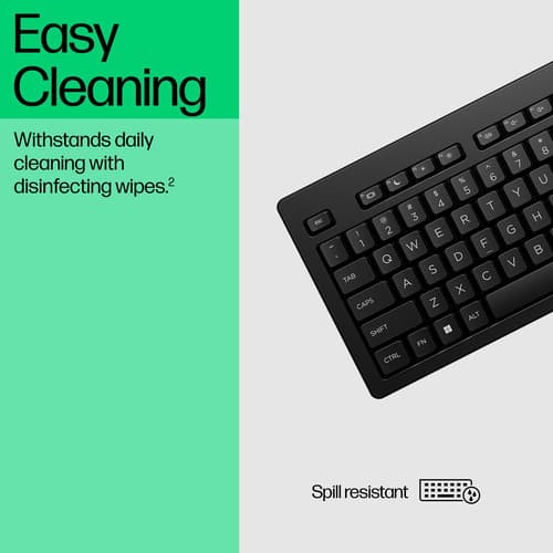 HP 125 G2 - Keyboard - USB - UK - bulk — view 8