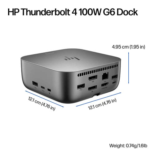 HP TB4 100W G6 Dock — view 12