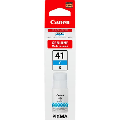 Canon GI 41S C - 40 ml - S - cyan - original - ink refill - for PIXMA G1420, G2420, G2460, G2470, G3420, G3460, G3470, MG2420, MG2460