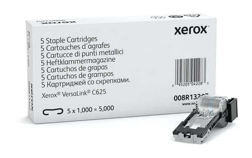 Xerox - 5-pack - 5000 staples - staple cartridge - for VersaLink B415/DN, B415V_DN, C415/DN, C415V_DN, C625V_DN