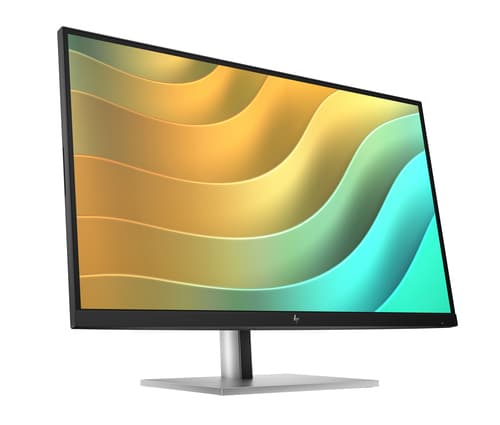 E-Series - LED monitor - 27" (27" viewable) - 2560 x 1440 QHD @ 75 Hz - IPS - 350 cd/m2 - 1000:1 - 5 ms - HDMI, DisplayPort, USB-C - black head, black and silver (stand) — view 3