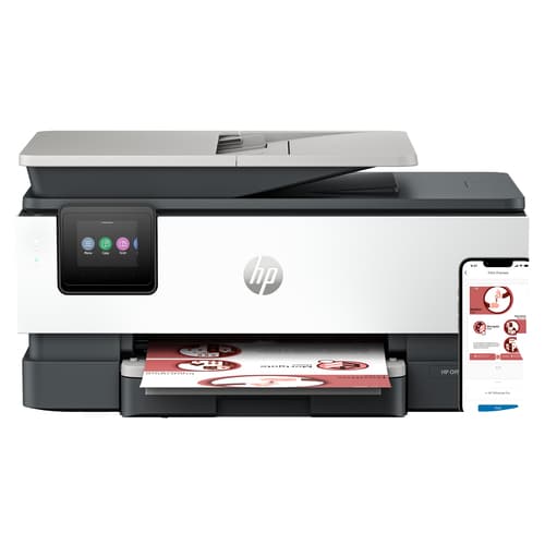 HP Officejet Pro 8122e All-in-One - Multifunction printer - colour - ink-jet - Legal (216 x 356 mm) (original) - A4/Legal (media) - up to 12 ppm (copying) - up to 20 ppm (printing) - 225 sheets - 33.6 Kbps - USB host, Wi-Fi(ac) - light cement