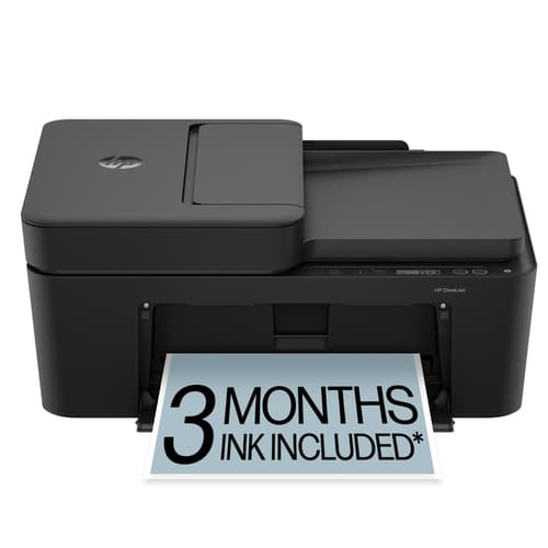 HP Deskjet 4310 All-in-One - Multifunction printer - colour - ink-jet - 216 x 297 mm (original) - A4/Legal (media) - up to 6 ppm (copying) - up to 8.5 ppm (printing) - 60 sheets - USB 2.0, Wi-Fi(n), Bluetooth - black cement with black cement accent — view 8