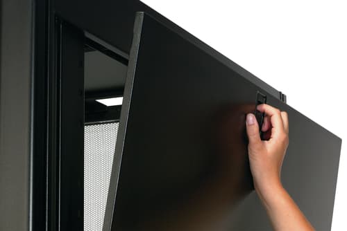 NetShelter SX 42U 600mm Wide x 1070mm Deep Enclosure with Sides Black. Size (WxDxH: 60 cm x 107 cm x 199 cm) May require special handling and delivery can take up to 3 days due to the size. Check with sales. — view 17
