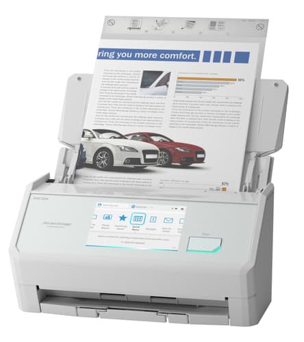 Ricoh ScanSnap iX2500 - Document scanner - Dual CIS - Duplex - 279 x 432mm - 600 dpi x 600 dpi - up to 45 ppm (mono) / up to 45 ppm (colour) - ADF (100 sheets) - USB 3.2 Gen 1x1, Wi-Fi(ax), Bluetooth 5.2 — view 4