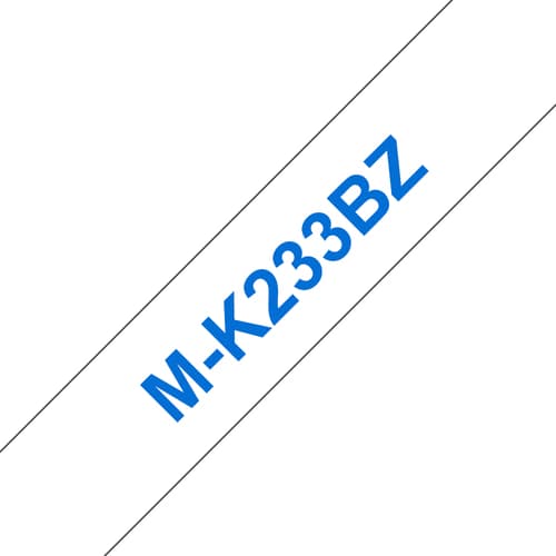 Brother M-K233BZ - Blue on white - Roll (1.2 cm x 8 m) 1 pcs. printer tape - for P-Touch PT-55, PT-55P, PT-65, PT-75, PT-90, PT-BB4
