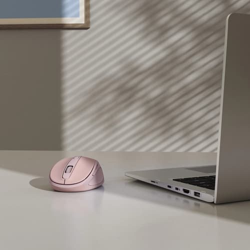Hama WM-400 Wireless Mouse, Ergonomic, Optical, 6-Button, No Noise, Pink — view 9