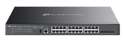 TP-Link Omada SG5428XMPP V1 - Switch - L3 Lite - Managed - 24 x 10/100/1000 (PoE++) + 4 x 10Gb Ethernet SFP+ - side to side airflow - rack-mountable - PoE++ (500 W)