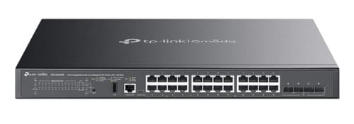 TP-Link Omada SG5428XMPP V1 - Switch - L3 Lite - Managed - 24 x 10/100/1000 (PoE++) + 4 x 10Gb Ethernet SFP+ - side to side airflow - rack-mountable - PoE++ (500 W)