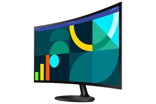 Samsung S27D360GAU - S36GD Series - LED monitor - curved - 27" - 1920 x 1080 Full HD (1080p) @ 100 Hz - VA - 250 cd/m� - 3000:1 - 4 ms - HDMI, VGA - black — view 3