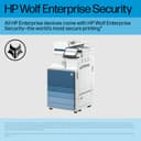 HP LaserJet Enterprise Flow MFP 8801z - Multifunction printer - colour - laser - A3 (297 x 420 mm) (original) - A3/Ledger (media) - up to 60 ppm (copying) - up to 60 ppm (printing) - 2180 sheets - 33.6 Kbps - Gigabit LAN, USB 2.0 host, USB 3.0, USB 3.0 host thumbnail 8