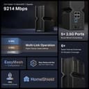 TP-Link Archer BE550 V1 - Wireless router 4-port switch - 1GbE, 2.5GbE, Wi-Fi 7 Multi-Band thumbnail 5