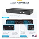 StarTech.com - KVM / audio / USB switch - 4 x KVM / audio / USB - 1 local user - desktop thumbnail 4