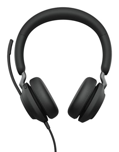 Jabra Evolve2 40 SE UC Stereo - Headset - on-ear - wired - USB-C - noise isolating - Optimised for UC