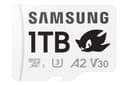 Samsung PRO Plus MB-MD1T0SA - Sonic the Hedgehog flash memory card (microSDXC to SD adapter included) - 1 TB - A2 / Video Class V30 / UHS-I U3 - microSDXC UHS-I - white thumbnail 1