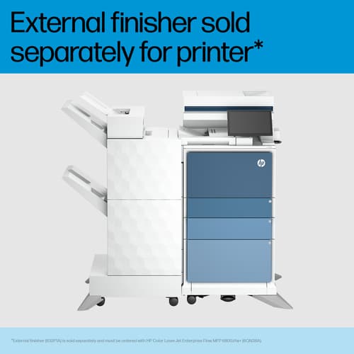 HP - Finisher with stacker/stapler/mailbox - floor-standing — view 4