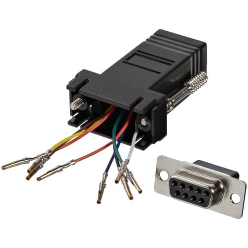 StarTech.com DB9 to RJ45 Modular Adapter - F/F - Serial adapter - DB-9 (F) to RJ-45 (F) - GC98FF - Serial adapter - DB-9 (F) to RJ-45 (F) - for P/N: ICUSB2324852, ICUSB422