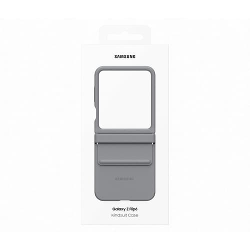 ^FAUX LEATHER CASE FLIP6 GRY — view 6