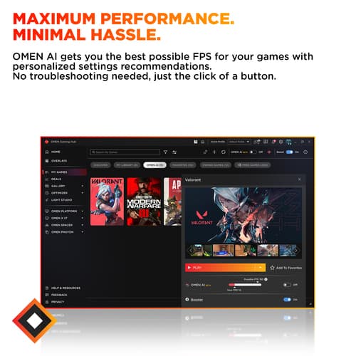 HP OMEN 16L Gaming Desktop TG03-0005na PC, Windows 11 Home — view 10
