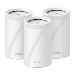 TP-Link Deco BE68 V1 - Wi-Fi system - (router) - up to 8,100 sq.ft - mesh 2.5GbE, 10GbE, Wi-Fi 7 Multi-Band (pack of 3)