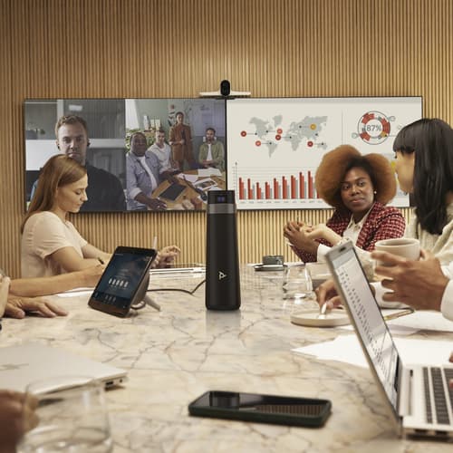 Poly Studio G62 - Video conferencing system - Certified for Microsoft Teams, Certified for Poly Video - black - with Mounting Plate Kit — view 9