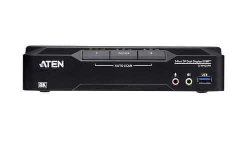 2P 8K USB3.0 Dual Display KVMP Switch — view 3