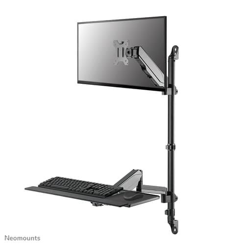 Neomounts WL90-325BL1 - Mounting kit (full motion arm) - sit-stand workstation - for LCD display / PC equipment - steel - black - screen size: 17"-32" - wall-mountable